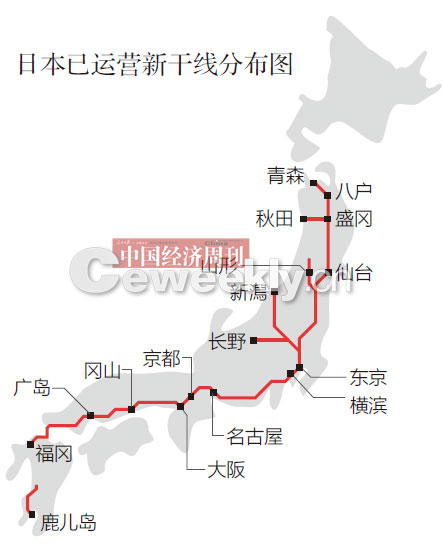 日本新干线把面子跑丢了