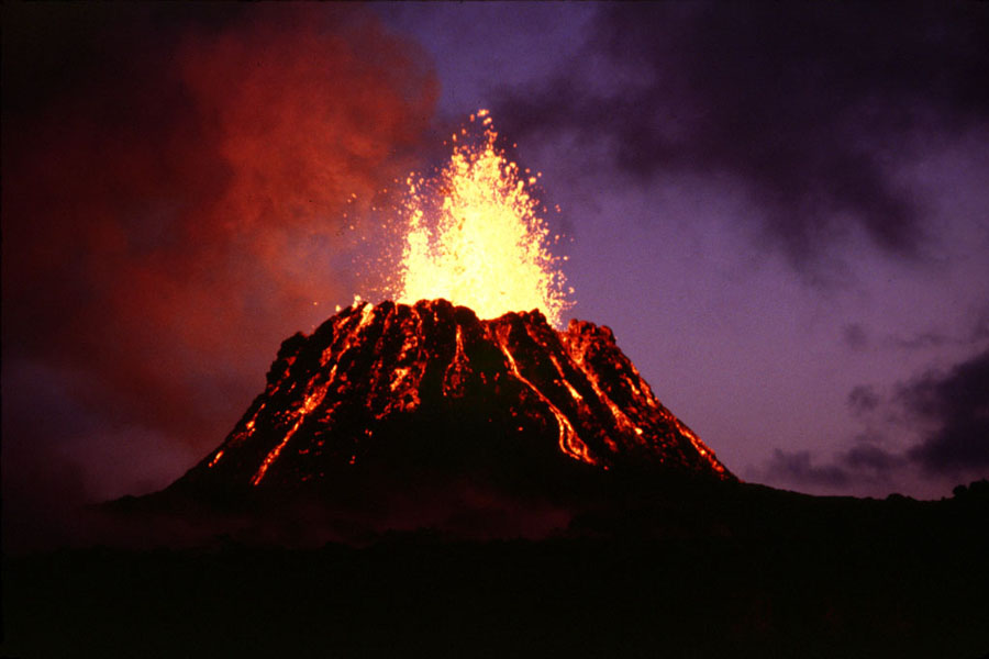 【壮丽的大自然】火山爆发